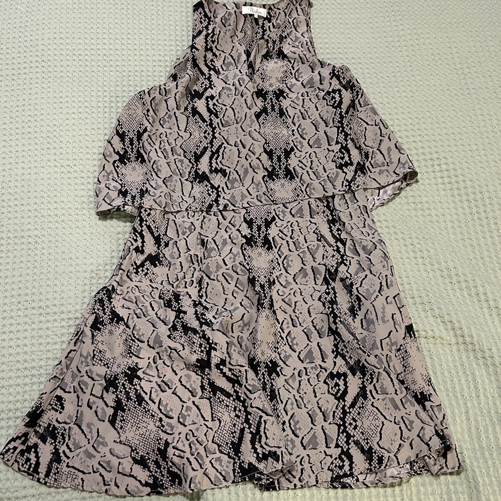 Stylish Snake Print Dress